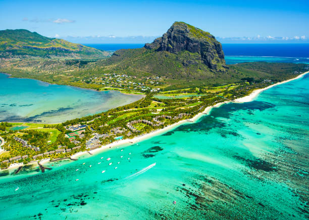 istock Aerial view of Mauritius island 871997516
