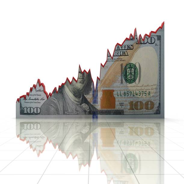 istock Finance business chart money new dollar graph 872006804
