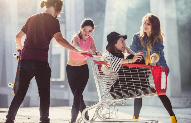 istock Group of Teenagers Hanging Out 872011422