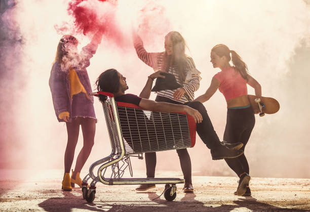 istock Group of Teenagers Hanging Out 872011504