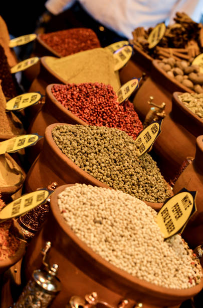 istock Herbs and spices in a shop display 872025948