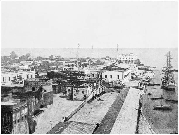 istock Antique photograph of World's famous sites: Zanzibar 872032886