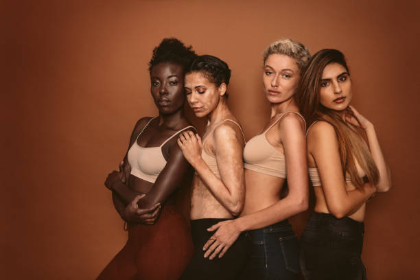 istock Group of four young diverse girls 872034372