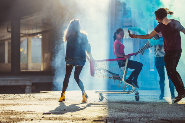istock Group of Teenagers Hanging Out 872036670