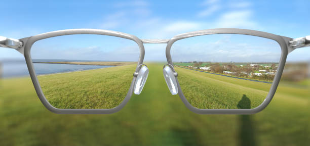 istock 3D Illustration of clear vision through glasses 872047790