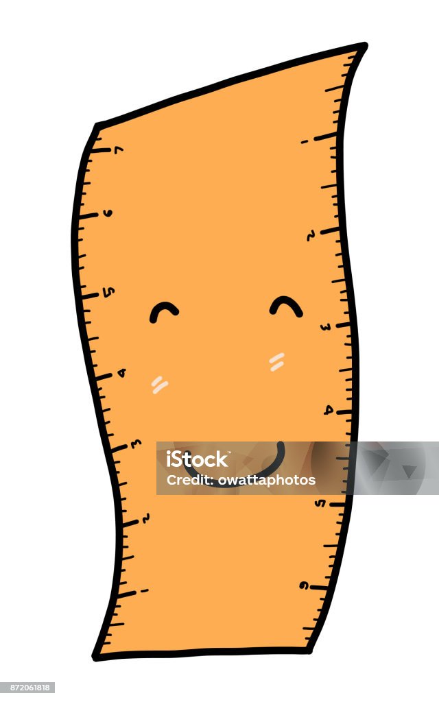 Cartoonize Ruler Ruler Cartoon Stock Illustration - Download Image Now - Anthropomorphic ...