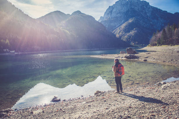 istock Senior Mountaineer in Alps 872073894