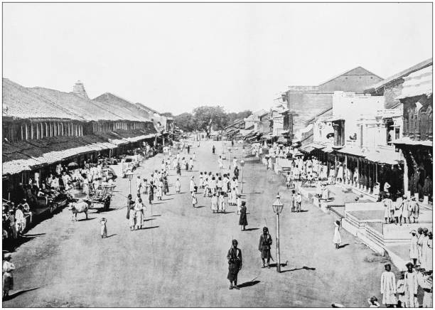 istock Antique photograph of World's famous sites: Calcutta 872073982