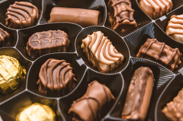 istock Different sorts of chocolates. 872085760