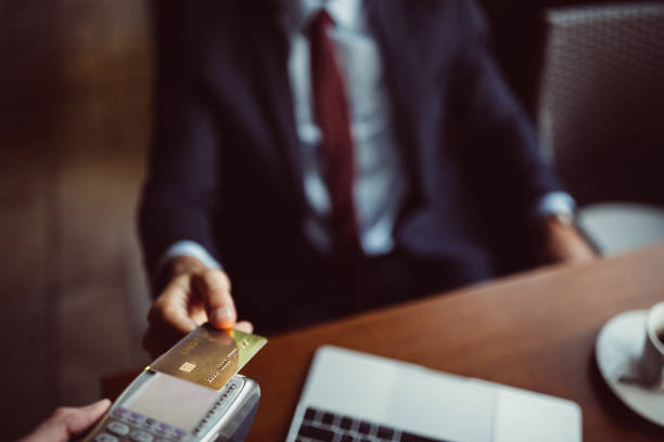 istock Contactless payment with credit card 872086044