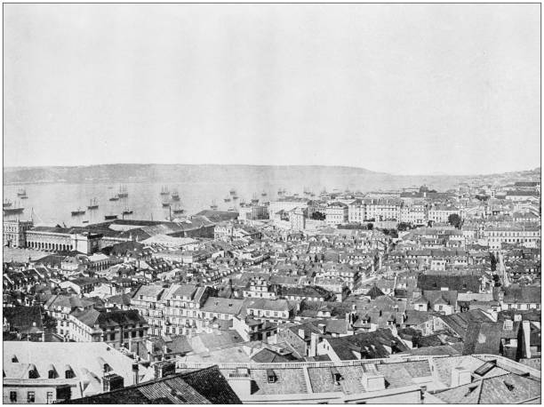 istock Antique photograph of World's famous sites: Lisbon 872086422