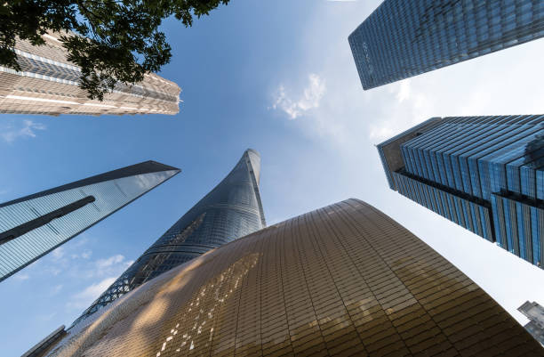 istock Various Shanghai Financial District Skyscrapers 872089758