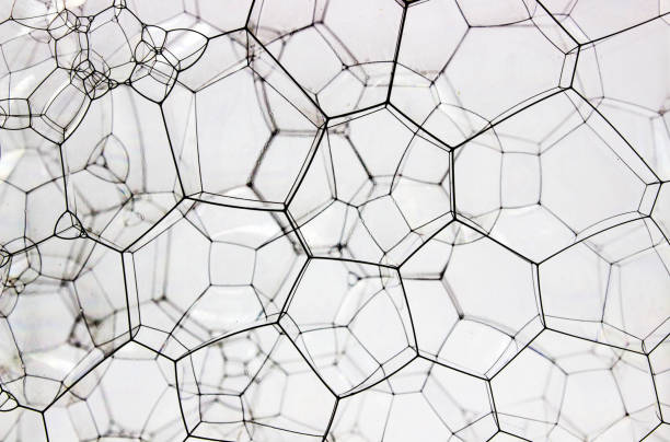 istock Foam on a white background dyed with ink 872093394
