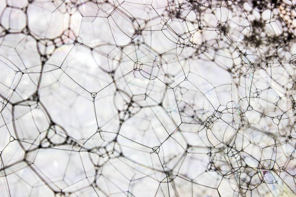 istock Foam on a white background dyed with ink 872093414