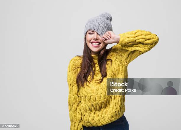 Schöne Frau Winter Portrait Stockfoto und mehr Bilder von Winter - Winter, Frauen, Warme Kleidung
