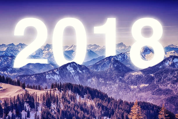 istock 2018 and snowy mountains and forest 872115106