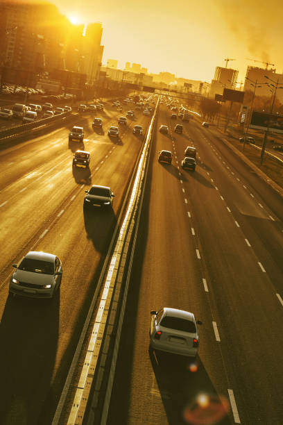 istock Cars on highway. 872116180