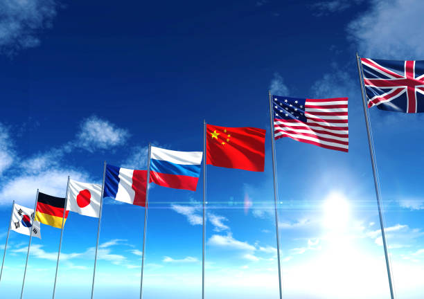 istock International country flags, 3D rendering 872121510