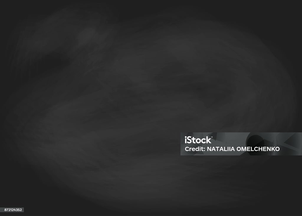 Black chalkboard background Chalkboard - Visual Aid stock vector