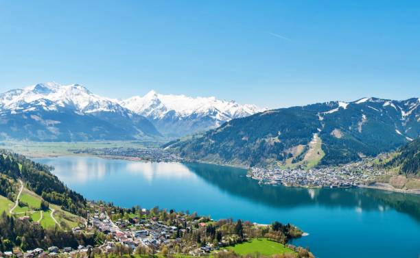 istock panorama view over Zell am See 872128400
