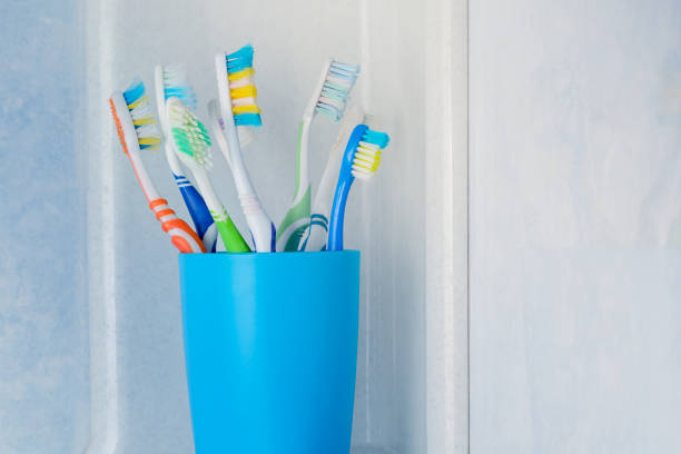 istock toothbrush in a glass 872134664