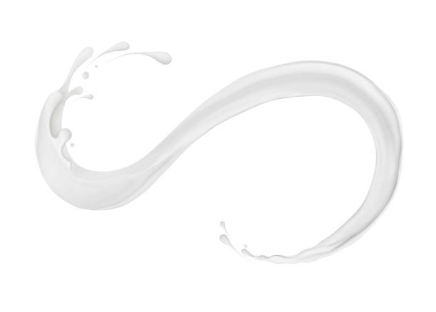 istock Refined splash of cosmetic cream on a white background 872135642
