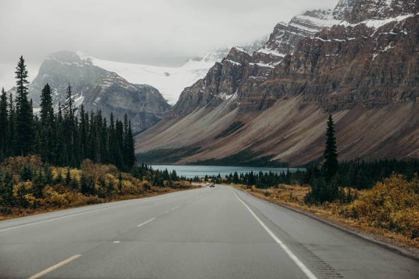 istock Driving along the Icefields Parkway, Alberta 872142228