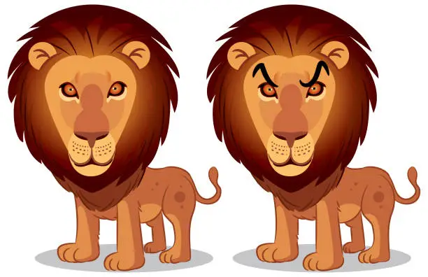 Vector illustration of Lion