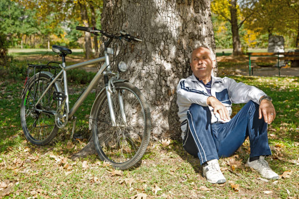istock Man relaxing at the park 872150324