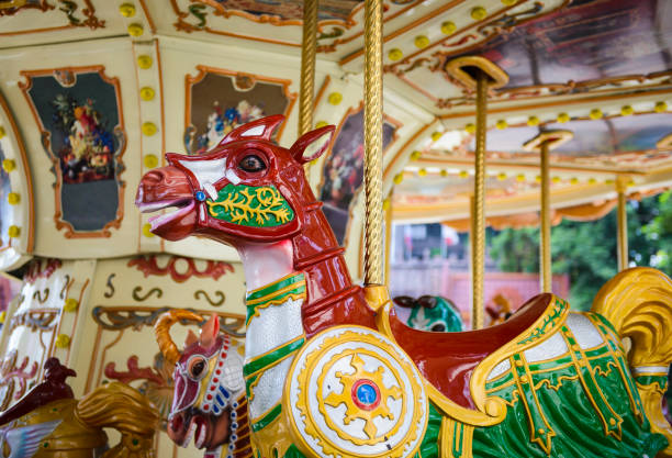 istock Merry go round horses close up 872150910
