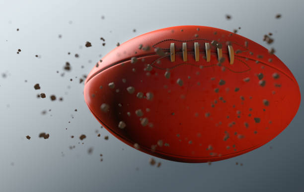 istock Footy Ball In Flight 872160014