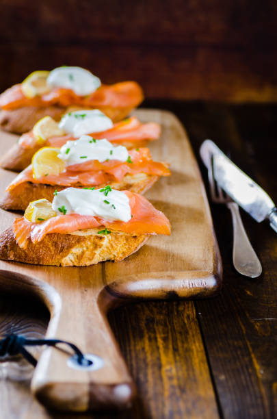 istock smoked salmon on toasted bread 872160264