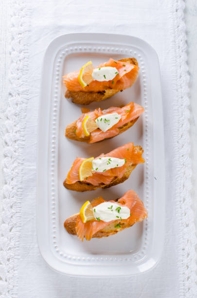 istock smoked salmon on toasted bread 872161540