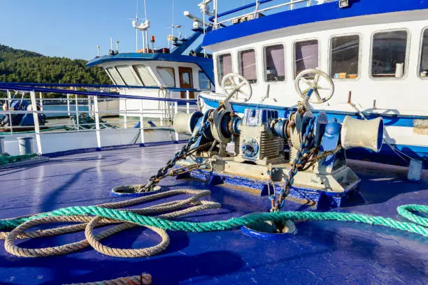 Photo of Anchor system with engine for descent chain
