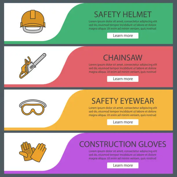 Vector illustration of Construction tools icons