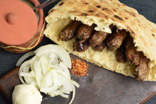 istock Kebab with Onions and Bun 872173720