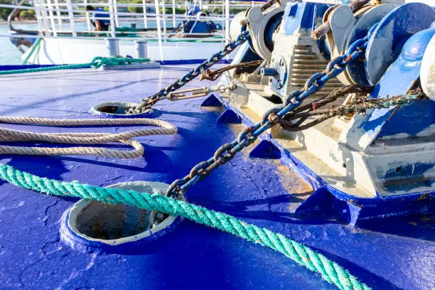 Photo of Anchor system with engine for descent chain