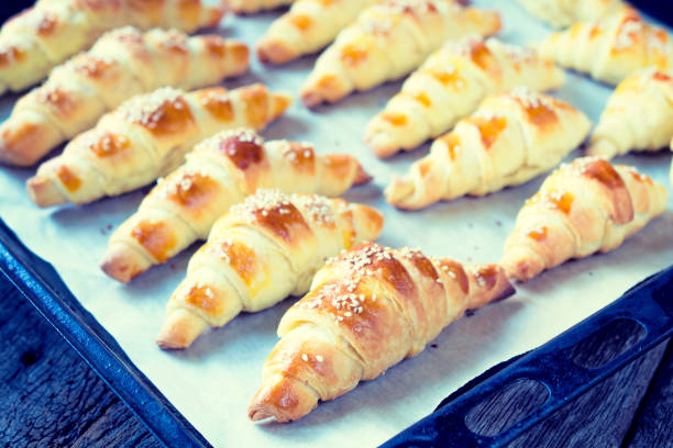 istock Fresh baked croissants 872174722