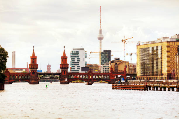 istock Berlin cityscape with Oberbaum bridge 872174724