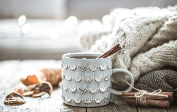 istock a cozy Christmas tea Cup still life 872196322