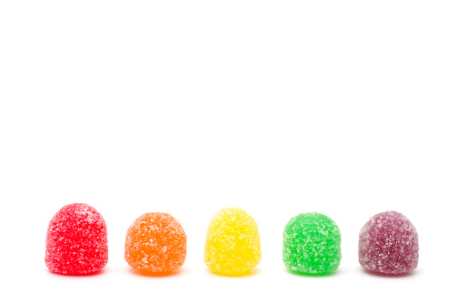 Gumdrops on a White BackgroundGumdrops on a White Background