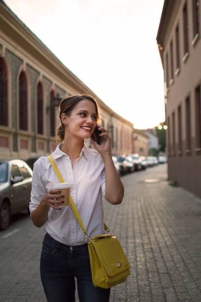 istock Business woman in town 872225974