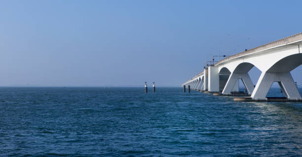 istock Bridge over Oosterschelde, Eastern Scheldt, Zeelandbrug 872231584
