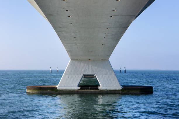 istock Bridge over Oosterschelde, Eastern Scheldt, Zeelandbrug 872231606