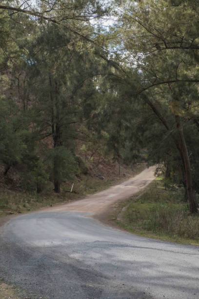 istock Australian sealed and unsealed country road 872235250