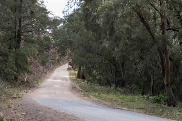 istock Australian sealed and unsealed country road 872235300