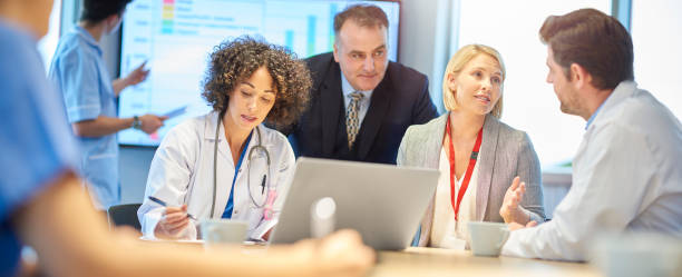 istock pharmaceutical presentation to medical team 872238610