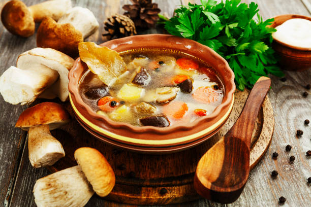 istock Homemade mushroom soup 872239084