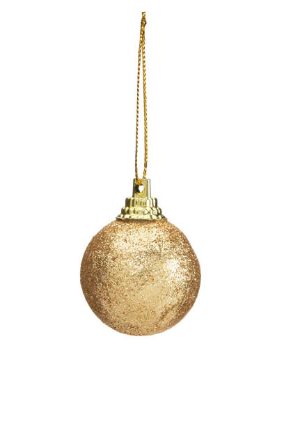 istock christmas ball gold isolated on white background 872242778