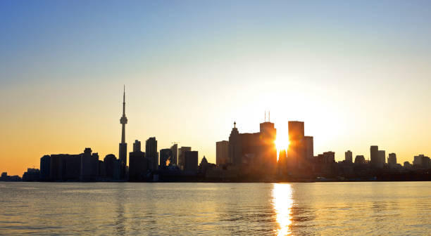 istock Toronto cityscape sunset 872257786